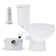 SUPERFLO Macerating Toilet with Upflush Toilet System, 600W Motor, and Waste Pump