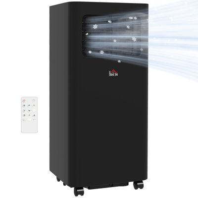 HomCom 8000 BTU Portable Air Conditioner for 345 Square Feet with Remote Included