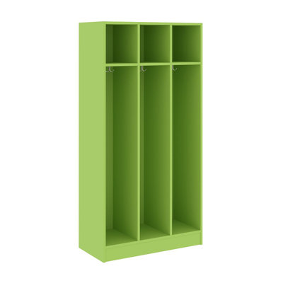 Armoire de vestiaire pour salle de classe triple à trois compartiments