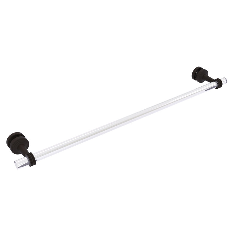 Barre à serviettes 34" pour porte de douche en verre Pacific Beach, Bronze huilé