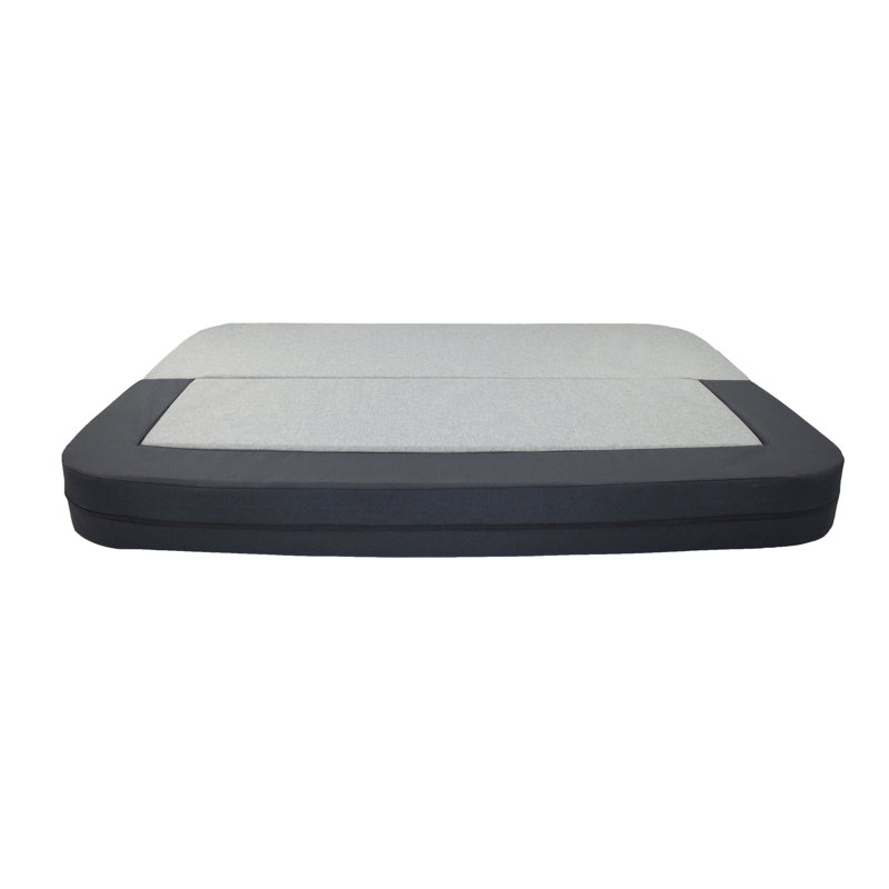 Lits convertibles pour chien Burnham, Grand (l 36 po x P 28 po x H 4 po), Gris