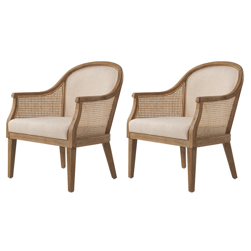 Upholstered Armchair, Linen