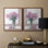 Impression encadrée I-Premium de Windowsill Floral - prête à être accrochée - aucun clou requis - aucun clou requis