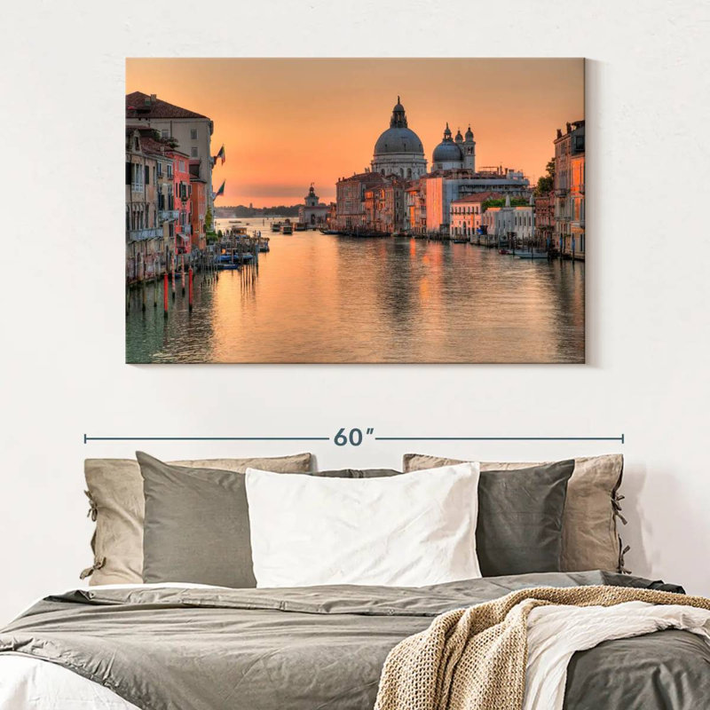 Nicci Canal Grande à Venise, H 34 po x l 51 po