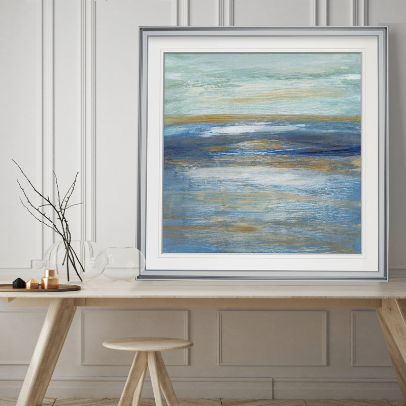 Encadrement 'tuscan shore i', 16" H x 16" L x 1.5" D
