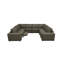 Canapé modulaire inclinable en cuir Tersteot-1793204279
