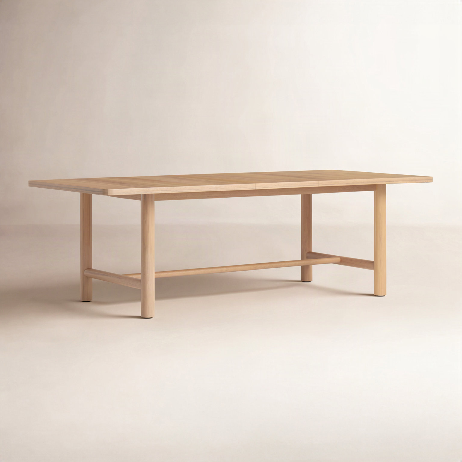 Kaplan 76" Extendable Dining Table, Natural