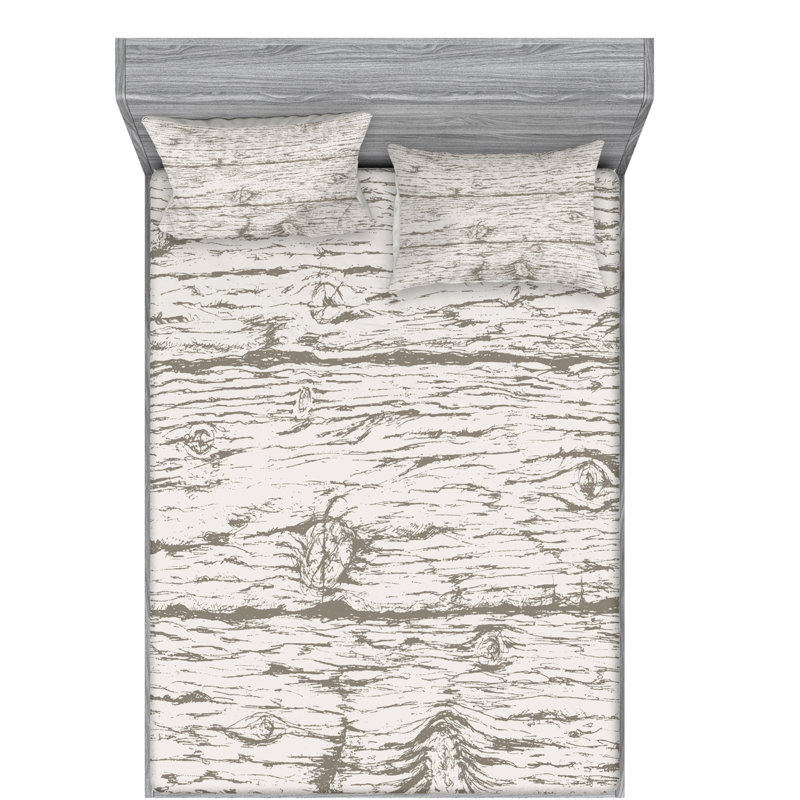 Microfiber Sheet Set, Queen Sheet Set with Fitted Sheet