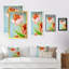 «Vintage Red Tulip», reproduction d'art sur toile encadrée-1809844883-1809844882