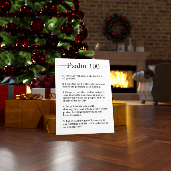 Psalm 100 2 Serve The Lord Wth Gladness Come Before Hs Presence Wth