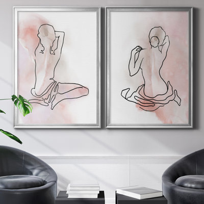 Illustration de figure I - ensemble de 2 reproductions d'art