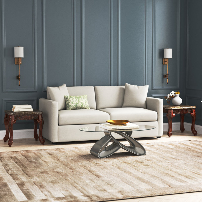 Mayra Abstract Coffee Table, Black
