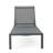 2 Gray Outdoor Mesh Lounge, Frame, Comfort Chaise Breathable Mesh, Stable Frame
