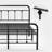 Arnis Metal Slat Headboard Design Bed-1345998992