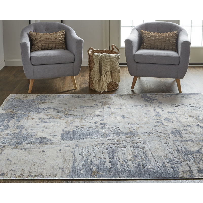 Abstract Indoor Rug, Rectangle 3' x 5'