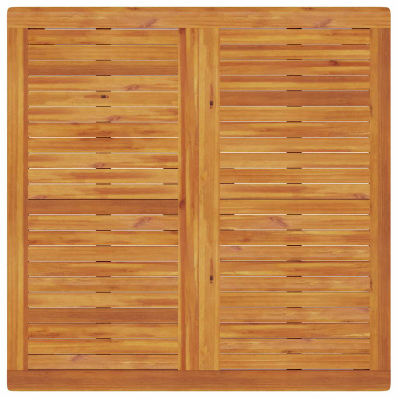 4 - Person Wood Patio Dining Set with Square Table