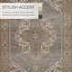 Pete Geometric Handmade Tufted Wool Gray/Cream Area Rug