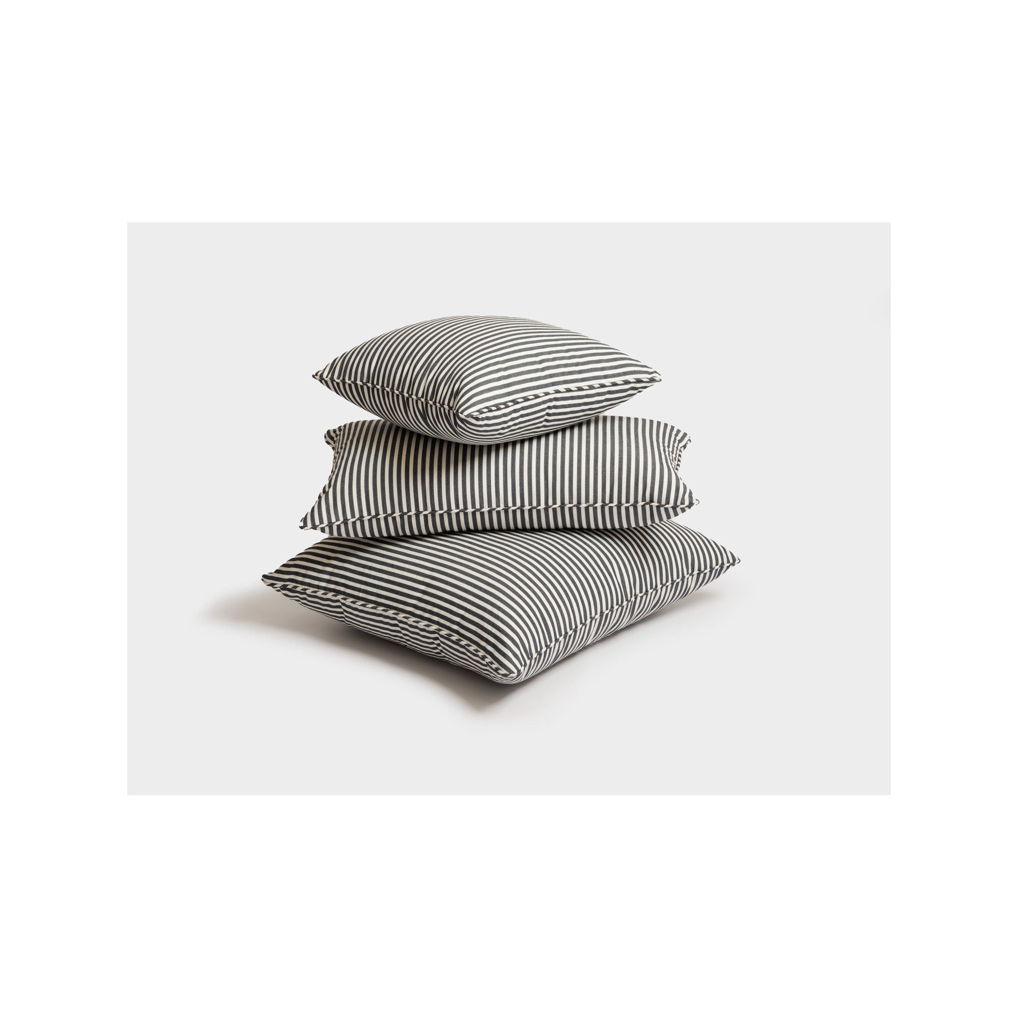 Laurens Outdoor Pillow, 18"H x 18"W, Navy