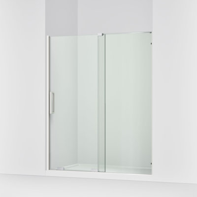 Echelon Sliding Shower Door, 71-3/4 In. H X 55-3/4 - 59-3/4 In. W, With 5/16 In. Thick Crystal Clear Glass