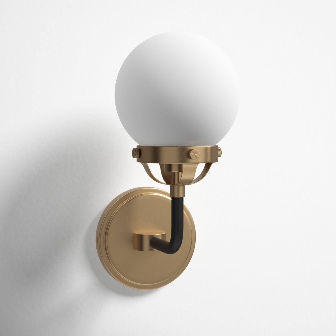 Newport Steel Armed Sconce Joss & Main Bulb 