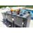 Bari 6 - Person Wicker Patio Dining Set with Rectangular Table , Cushions Included-430990738-430990739