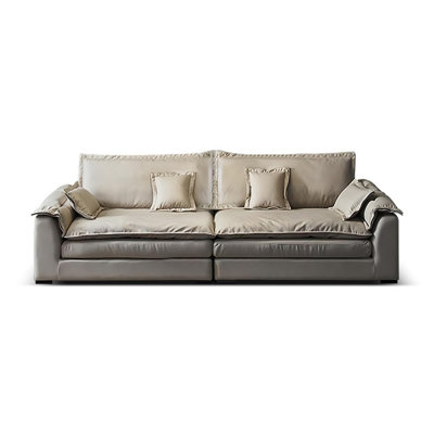 Canapé modulaire 100% polyester kaki