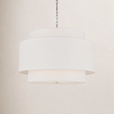 Mulroney Linen Dimmable Pendant