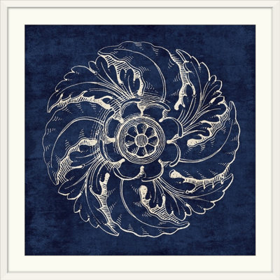 «Rosette IV», reproduction d'impression en indigo