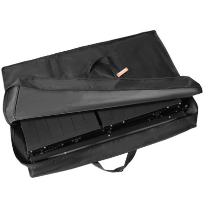Table de cuisine de camping, station de cuisson portative pliante d'une seule pièce avec un sac de transport, longue table de camping en aluminium 3 tables d'appoint, 2 tablettes et un évier amovible pour les pique-niques en plein air, les barbecues, le