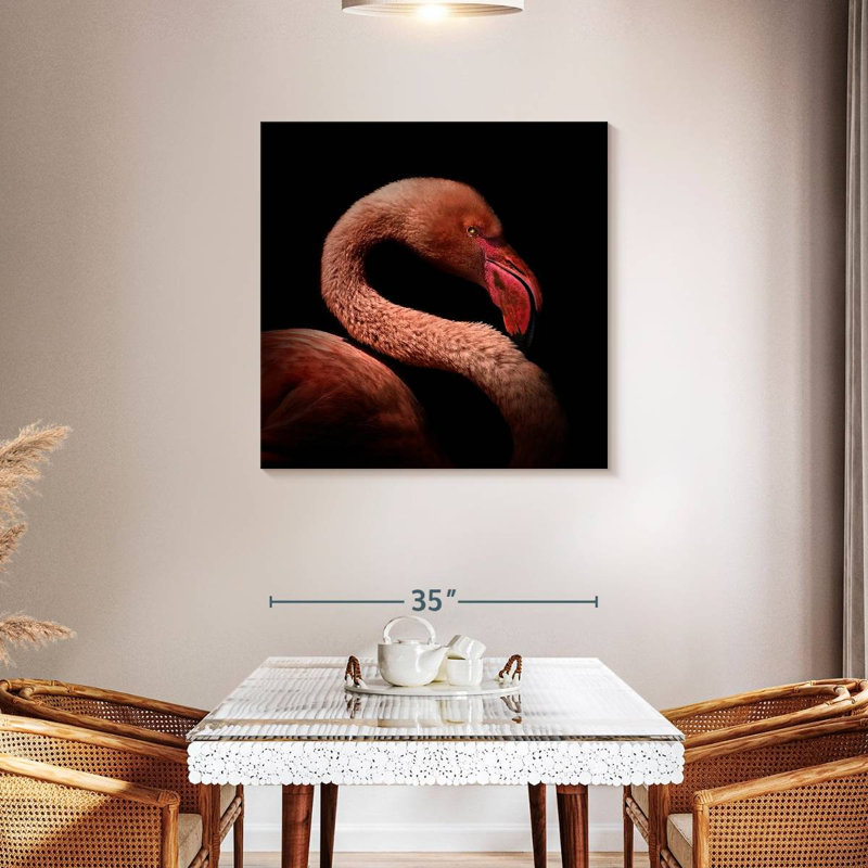 Brampt Flamingo Charm, 36" H x 36" W