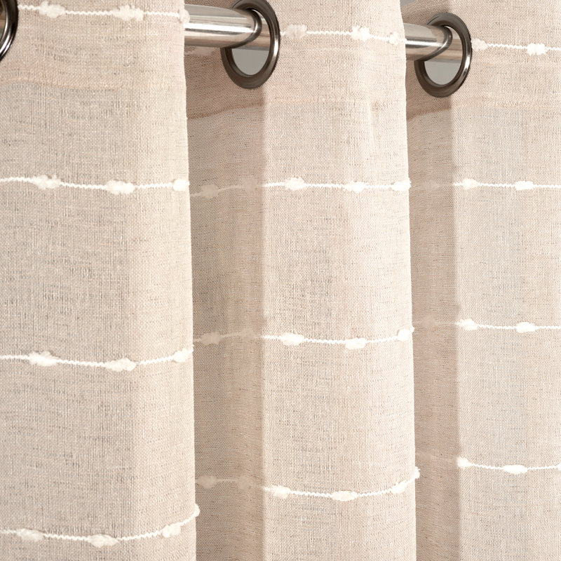 Sheer Curtain Single Panel, Neutral