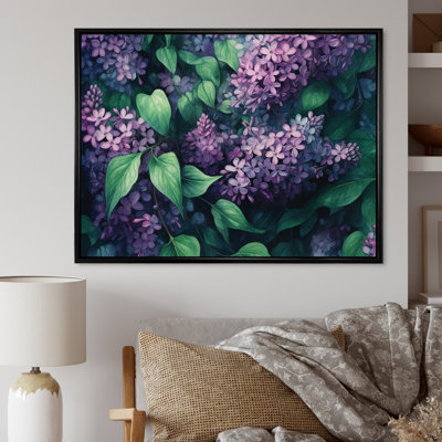 Lilas vert I - impressions florales sur toile