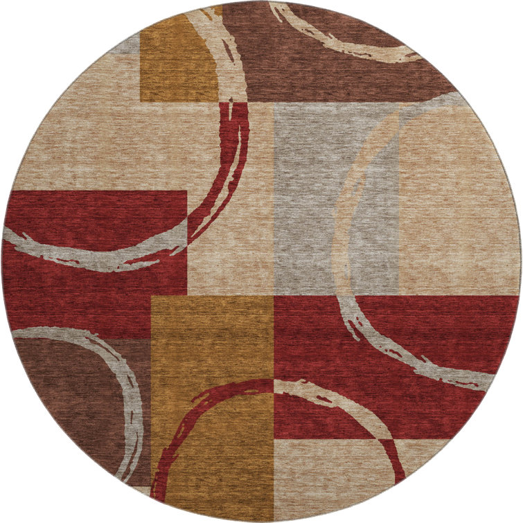 Premium Machine Washable Prisco Wheat Rug