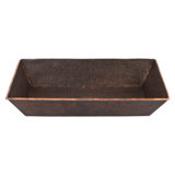 20” Rectangle Vessel Terra Firma Copper Sink