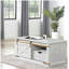 Table basse de salon de style rétro Vintage Platinum Decor