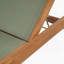 Chaise longue d'extérieur à structure en bois-45218523