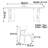 Retro small rectangular dining table and chair-110508659