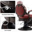 Fauteuil inclinable manuel pivotant en cuir Bettyjo-1592047290