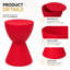 Table de bout tambour en sablier Durant Durant-349321711-317216282