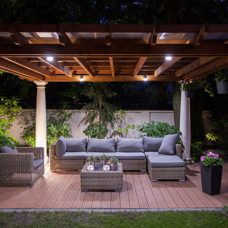 Gray Hardwired Outdoor Photocontrol Sensor