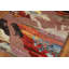 Tapis oriental marocain abstrait en laine 4 x 6