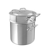Mauviel M'cook 5-Ply Stainless Steel 3-Piece Pasta Set