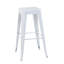 Ensemble de 4 tabourets de bar en métal sans dossier avec assemblage sans outil et conception peu encombrante-732023547-732023548-732023551