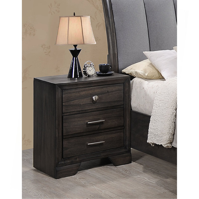 Table de chevet 2 tiroirs 1pc