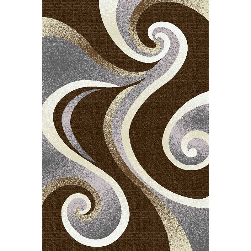 Mccampbell Abstract Indoor Rug, Rectangle 5'3" x 7'6"