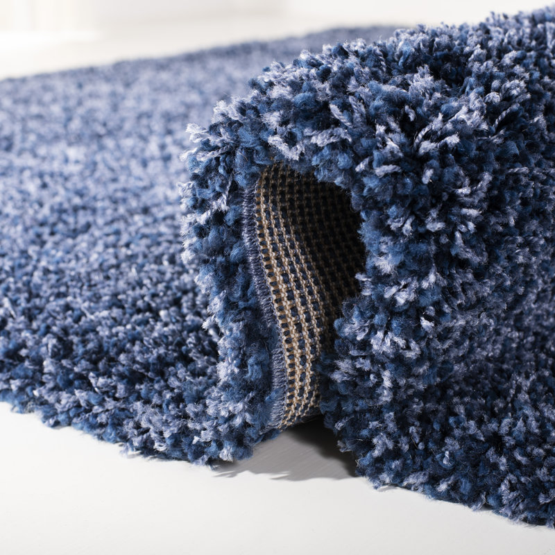 Assar Area Rug, Rectangle 2'3" x 5', Navy