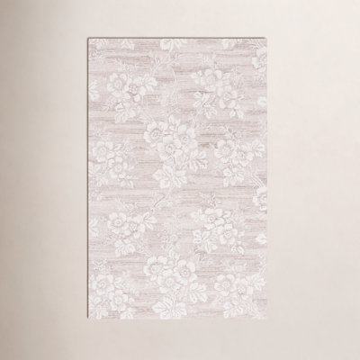 Hand-Tufted Wool Floral Rug
