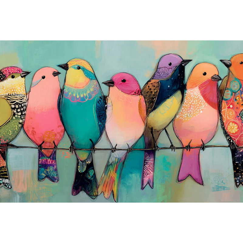 Art mural pastel sur toile tendue, H 16 po x l 24 po