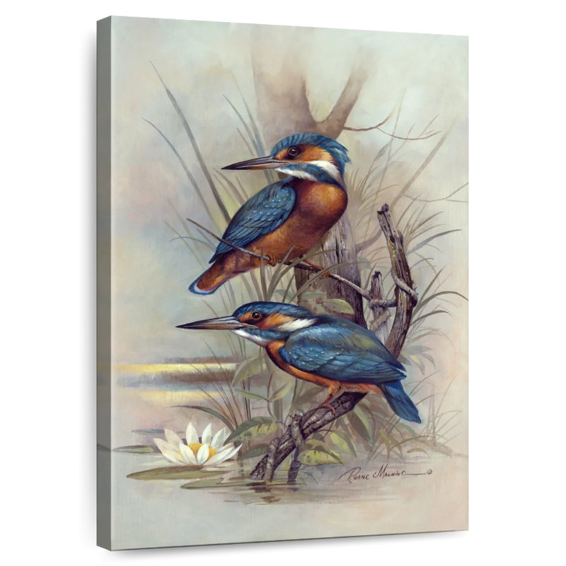 Brampt River Kingfisher, 12" H x 8" W