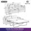 Canapé-lit 72,8 po avec matelas double-126186157